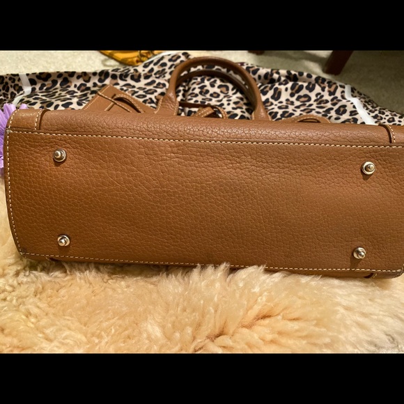 Dooney & Bourke tan handbag pebble leather - Picture 3 of 4